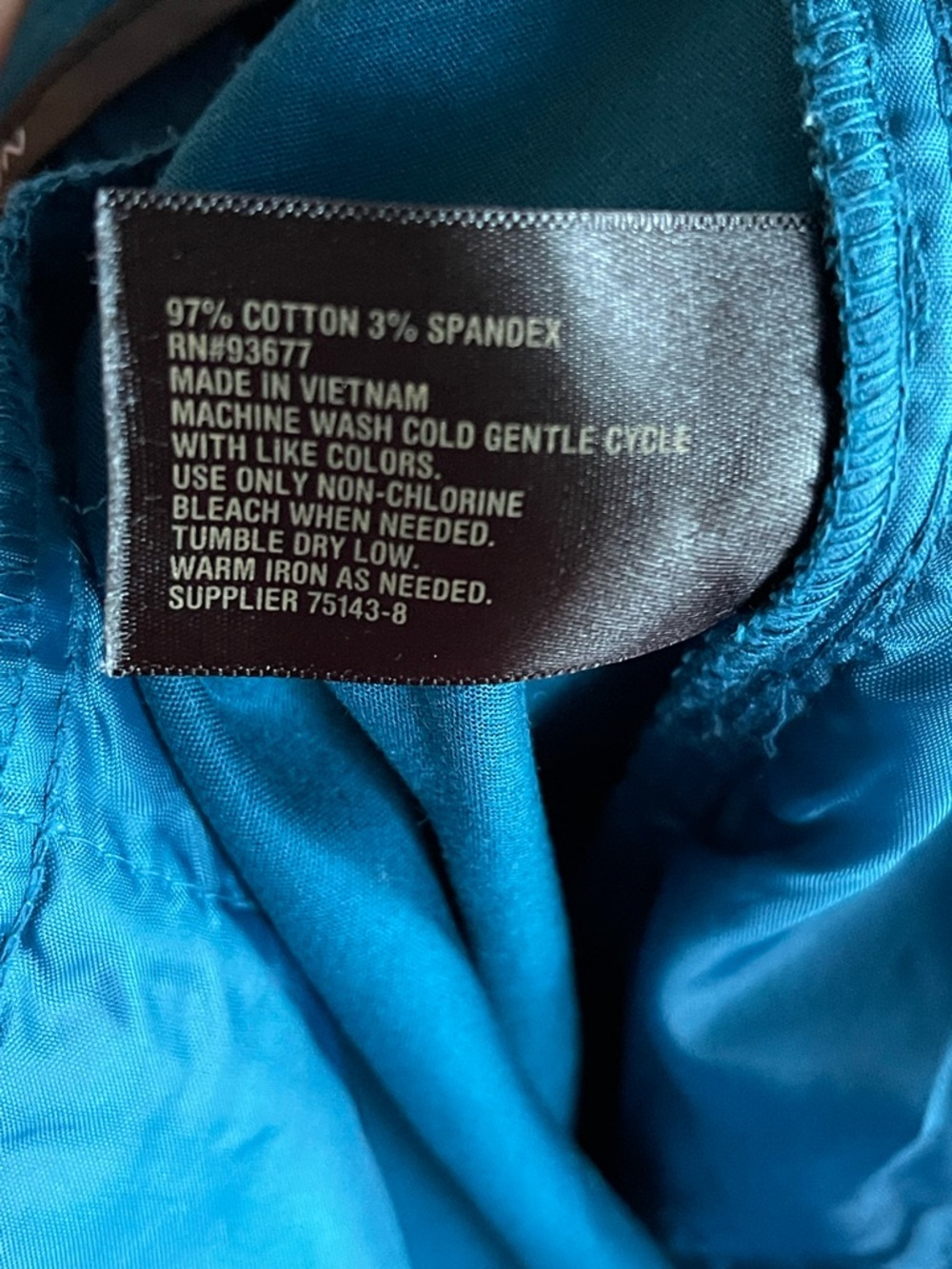 Worthington Teal Curvy Fit Capris - Picture 11 of 11